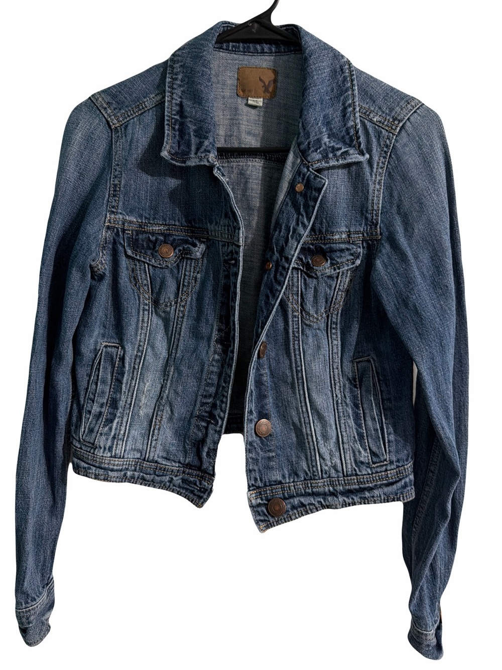 American Eagle Outfitters Blue Denim Jacket - Women